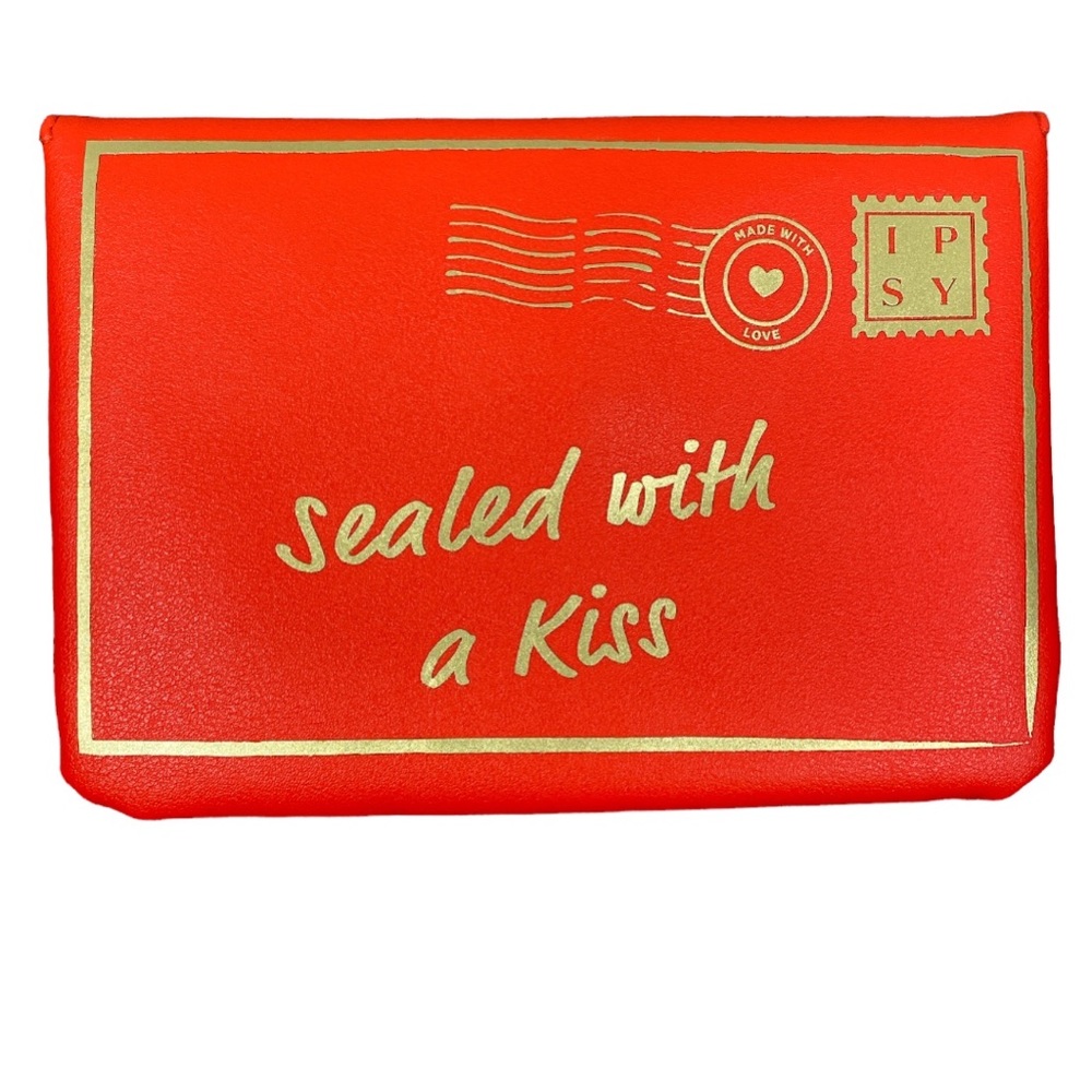 IPSY "Sealed with a Kiss" Envelope Cosmetic Pouch